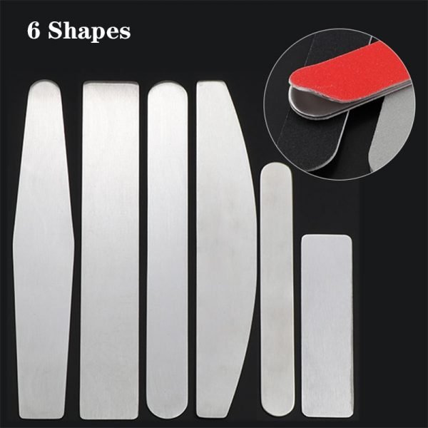Stainless Steel Nail File Pad Board For Replaceable Sandpaper Nail File-4