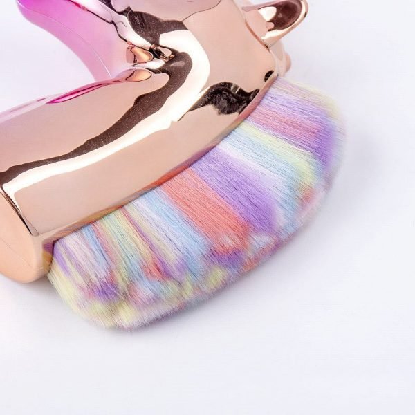 Unicorn Shape Nail Dust Remover Brush Makeup Brushes-2