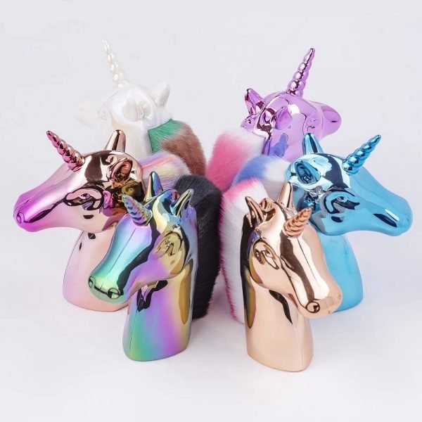 Unicorn Shape Nail Dust Remover Brush Makeup Brushes-6