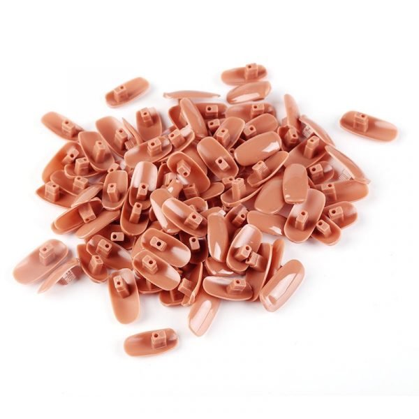 100 Pcs per bag Refill False Nail Tips Matched For Nail Trainer Practice Hand-4