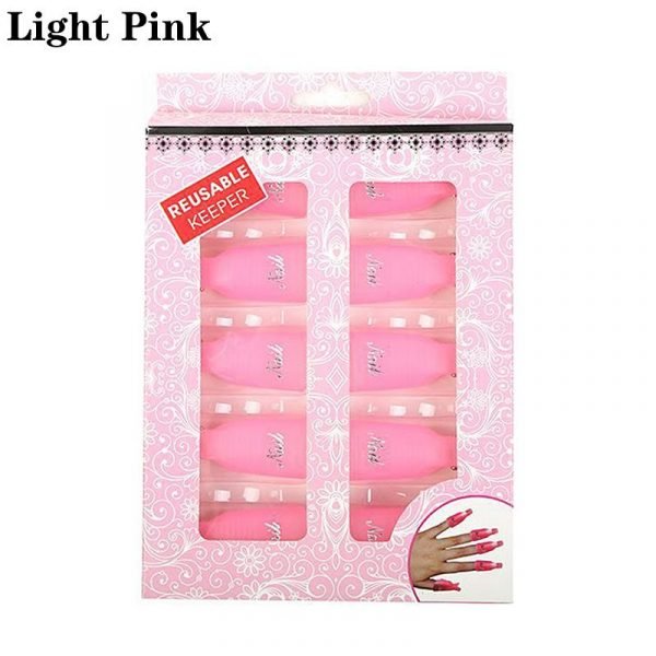 10pcs Plastic Gel Nail Polish Remover Clip Wearable Soak Off Cap-16
