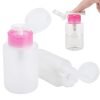 150ml Nail Salon Refillable Container Plastic Liquid Push Down Bottle