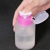 150ml Nail Salon Refillable Container Plastic Liquid Push Down Bottle-12