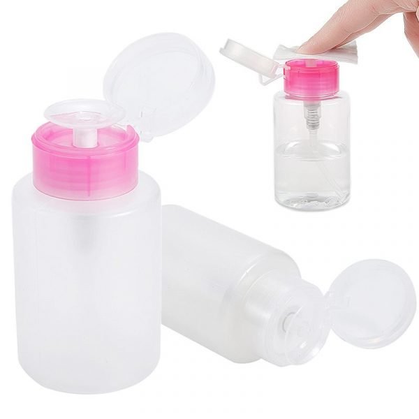 150ml Nail Salon Refillable Container Plastic Liquid Push Down Bottle