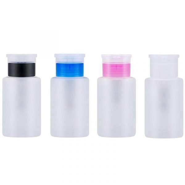 150ml Nail Salon Refillable Container Plastic Liquid Push Down Bottle-7