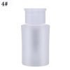 180ML Tapered Shape Nail Polish Remover Bottle Makeup Plastic Dispenser With Lock-11