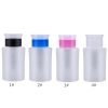 180ML Tapered Shape Nail Polish Remover Bottle Makeup Plastic Dispenser With Lock-7