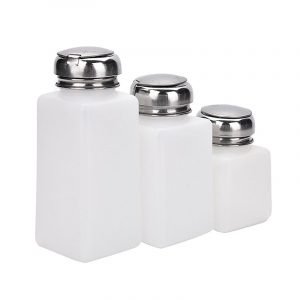 250/200/100ML Empty Plastic Cosmetic Alcohol Stainless Steel Pump Spray Bottle