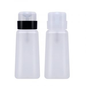 250ML Tall Twist Lock Pump Dispenser Nail Polish Remover Bottle