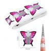 500pcs Butterfly Shape Nail Art Tips Extension Forms Guide-4