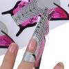 500pcs Butterfly Shape Nail Art Tips Extension Forms Guide-7
