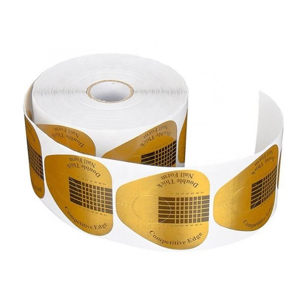 500pcs Double Thick Nail Art Tips Extension Forms Guide-1