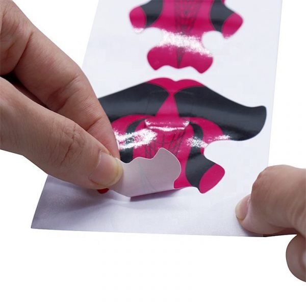 500pcs Fish Tail Shape Nail Art Tips Extension Forms Guide-7