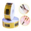 500pcs Gold Square Shape Nail Art Tips Extension Forms Guide-7