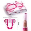 500pcs Pink Butterfly Nail Art Tips Extension Forms Guide-5_Jc