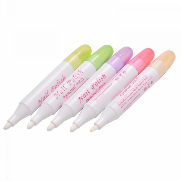 5PCS Nail Art Polish Corrector Removal Pen Set-2