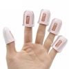 5Pcs Plastic Nail Art Soak Off Finger Cap Clip UV Gel Polish Remover Wrap Tools-5