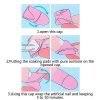 5pcs Nail Art UV Gel Polish Remover Wrap Silicone Elastic Soak Off Cap Clip-4