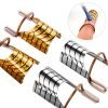 5pcs Reusable Gold and Silver Aluminum Foil Nail Art Form-4