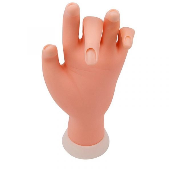 Adjustable Nail Art Fake Hand for Training And Practice-2