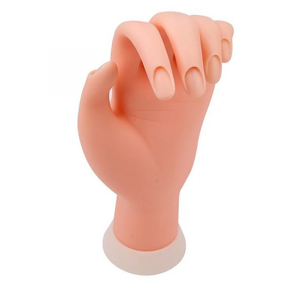 Adjustable Nail Art Fake Hand for Training And Practice-3