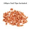 Adjustable Nail Art Model Hand Nail Practice Hand With Clamp Holder And 100 Refill Nail Tips-8