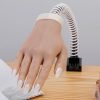 Highly Simulated Silicone Nail Art Practice Hand with Bracket Flexible Bendable Hand Model-6