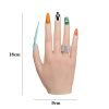 Highly Simulated Silicone Nail Art Practice Trainer Hand-5