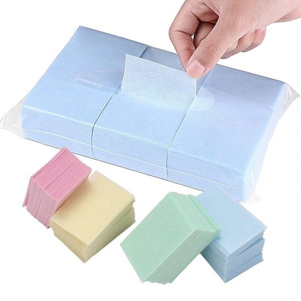 Lint-Free Thick Type Hard Nail Wipes Gel Polish Remover Cotton Pads-2