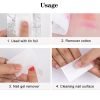 Lint-Free Thick Type Hard Nail Wipes Gel Polish Remover Cotton Pads-8