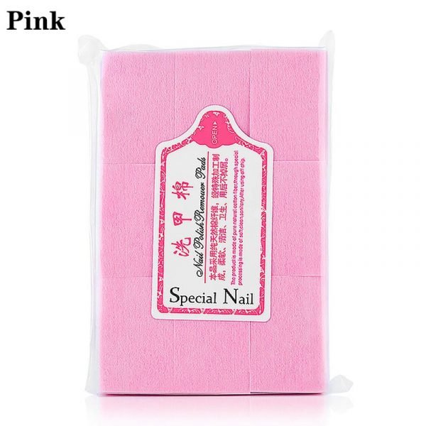 Lint-Free Thick Type Hard Nail Wipes Gel Polish Remover Cotton Pads-9