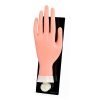 Movable Practice Trainer Hand Plastic Soft Hand for Nails With Board-1