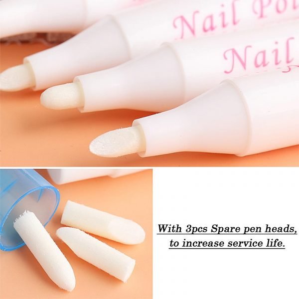 Nail Art Polish Corrector Removal Remover Pen With Replacement Tips-7