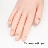 Nail Art Soft PVC Flectional Practice Hand Model-4