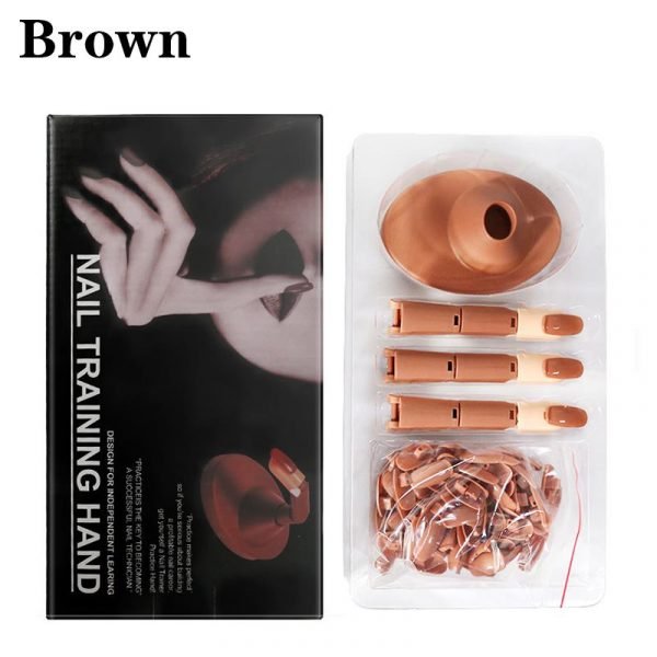 Showing Shelf Manicure Practice Hand Flexible Practice Fingers Set-13