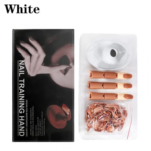 Showing Shelf Manicure Practice Hand Flexible Practice Fingers Set-14