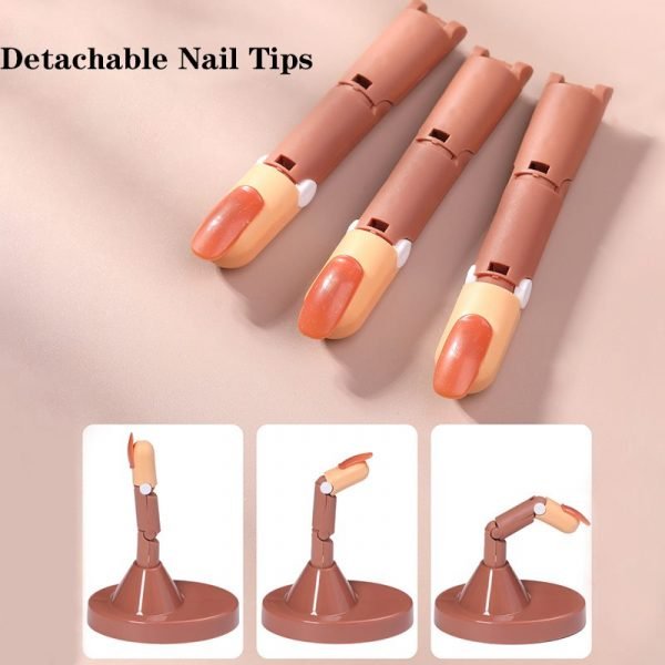 Showing Shelf Manicure Practice Hand Flexible Practice Fingers Set-5