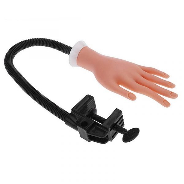 Soft Fake Practice Hand With Flexible Arm And Desk Clamp-2