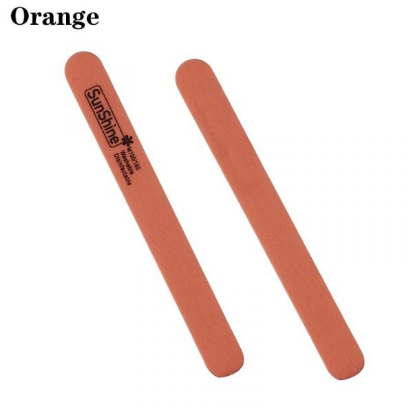 Washabale Slim Shape Double Sided Sponge Nail File Buffer-13