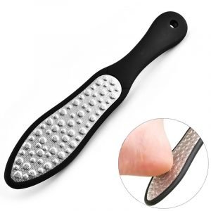 Double-Sided Corneal Rasp Stainless Steel Foot File With ABS Plastic Handle