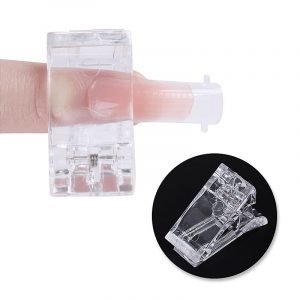Polygel Quick Building Nail Tips Clip Finger Extension Plastic Builder Tool