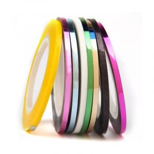 2mm Nail Art Solid Color Striping Tape Decoration Sticker Rolls