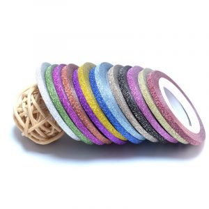 3mm Nail Art Glitter Color Striping Tape Decoration Sticker Rolls