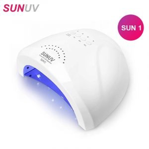 Original SUNUV Brand Professional 24W/48W Switchable UV Led Lamp Nail Gelish Dryer Curing Machine SunOne