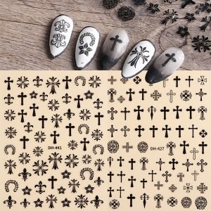 Super Thin Lifelike Self-adhesive 3D Nail Sticker Decal DH Series