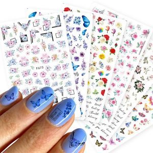 Super Thin Lifelike Self-adhesive 3D Nail Sticker Decal F Series
