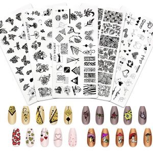 378 Designs 6x12cm JinTian-Y Series Nail Image Stamping Plate JinTian-Y001~JinTian-Y378