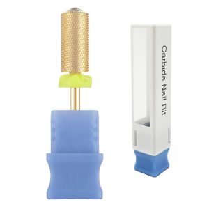 3/32″ Crystal Top Large Barrel Gold Coating Tungsten Carbide Nail Drill Bits – Model T11(Crystal)
