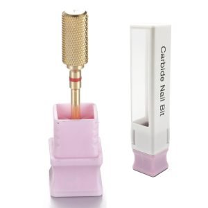 3/32″ Large Barrel Big Chamfer Top Gold Coating Tungsten Carbide Safety Nail Drill Bits – Model T11 Plus