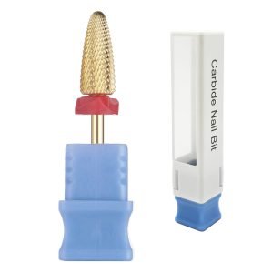 3/32” Tree Shape Gold Coating Carbide Tungsten Nail Drill Bit – Model T-F0614